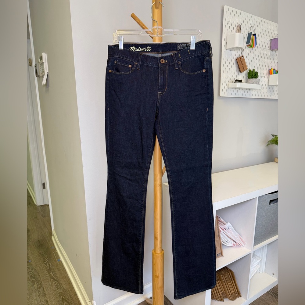 Madewell Bootlegger Dark Wash Bootcut Jeans Sz 29x34
